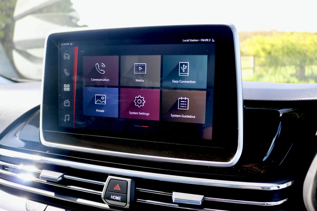 Maxus Deliver 9 Infotainment