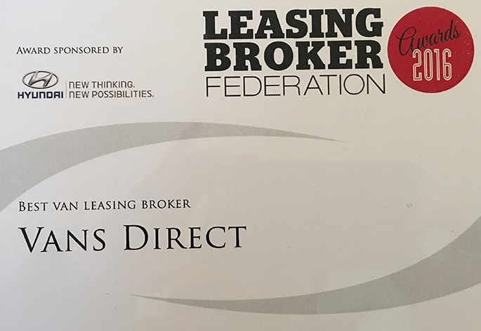 best van leasing broker award