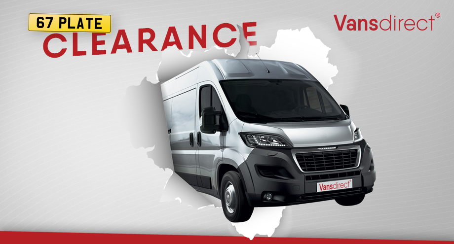 Clearance sale - 67-plate vans for less than 50 per week! | Vans Direct