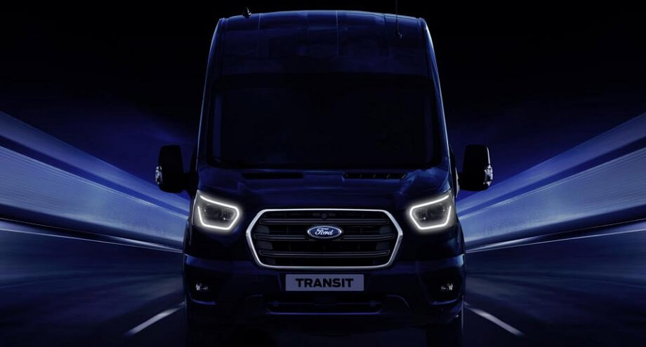 Ford transit custom shop led headlights 2019