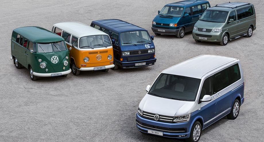 The history of the VW Transporter van