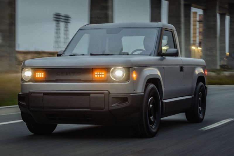 Slate Truck Is A No-Nonsense Electric Pick-Up Backed By Amazon