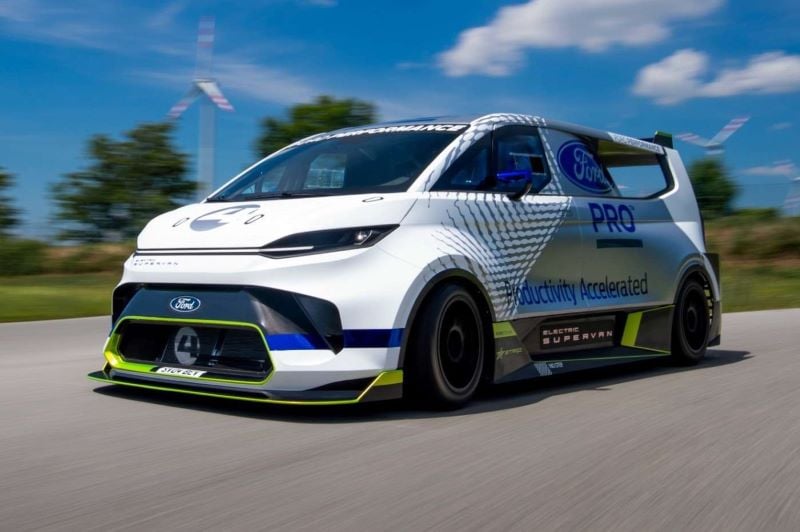 Is it a car, is it a plane? No, its the Ford Transit SuperVan!