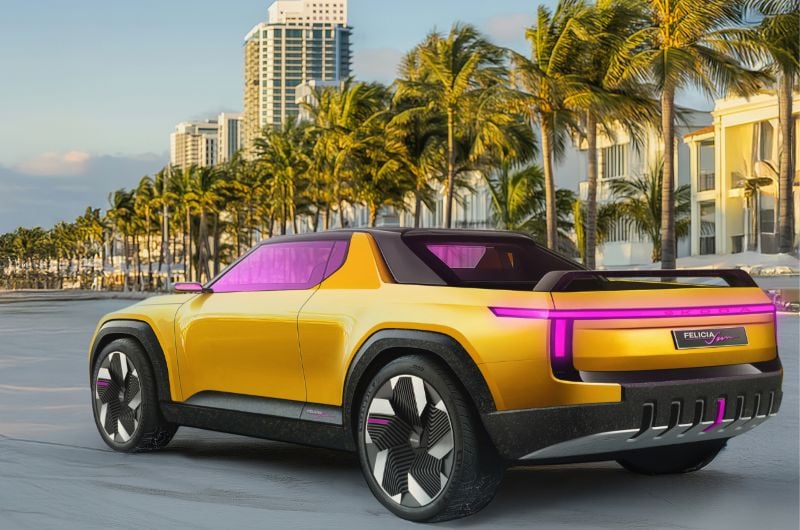 Quirky Skoda Felicia Fun Pick-Up Truck Reimagined by AI