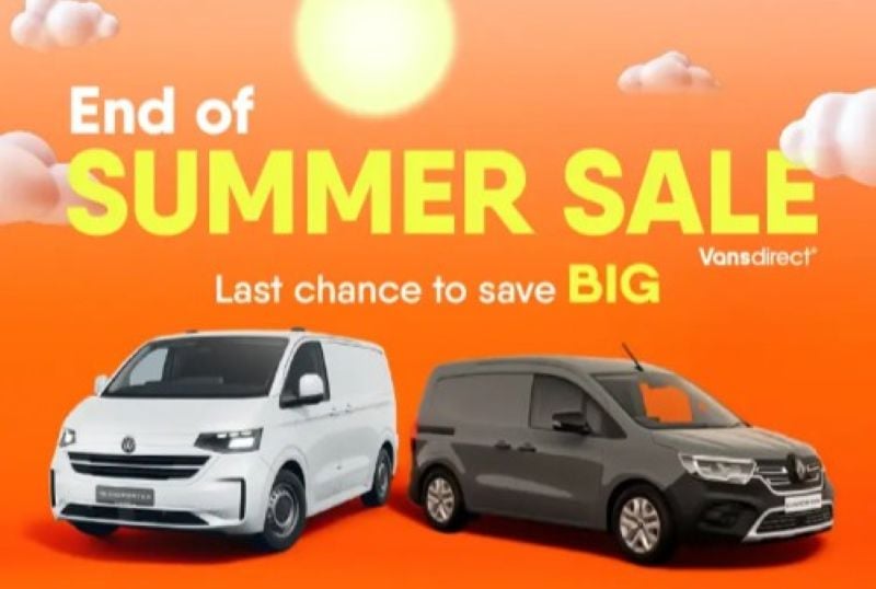 End of Summer Sale - Save Over 30% with our Hottest Van Deals