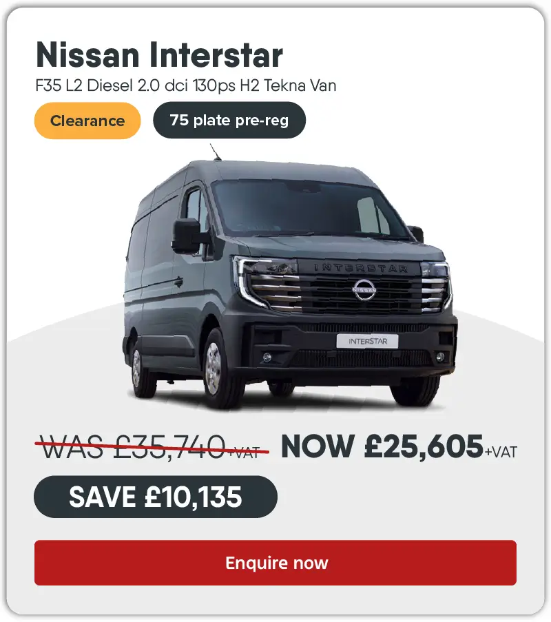 Nissan Interstar F35 L2 Diesel 2.0 dci 130ps H2 Tekna Van