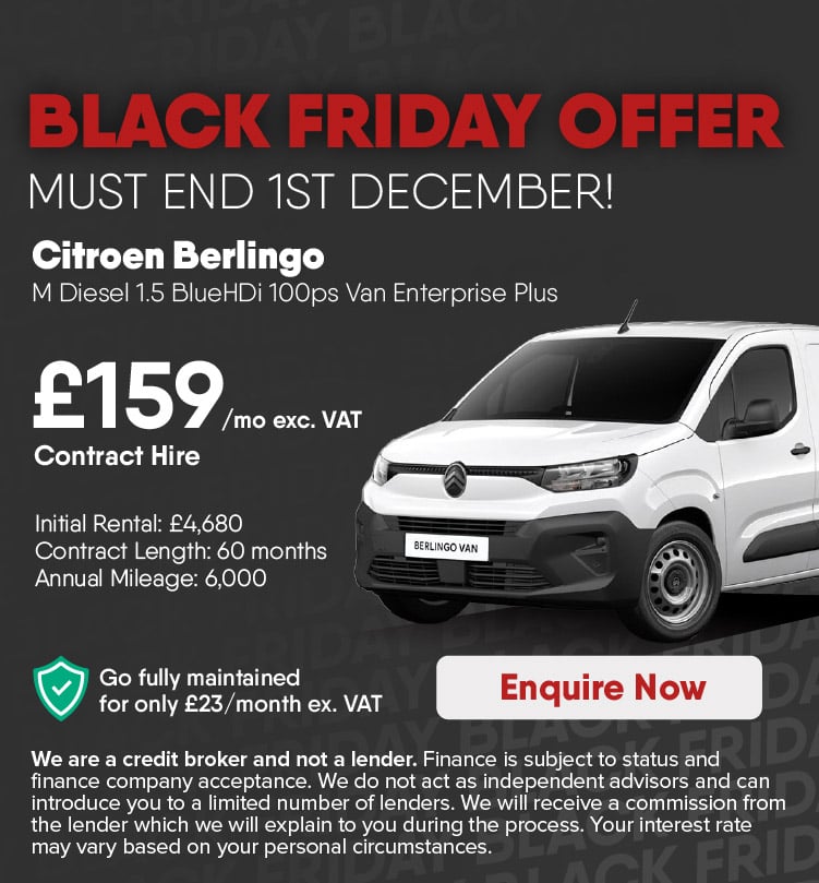 Vansdirect - Berlingo Black Friday Offer NEW