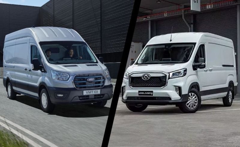 Ford Transit vs Maxus Deliver 9: Which is the Best Large Van?