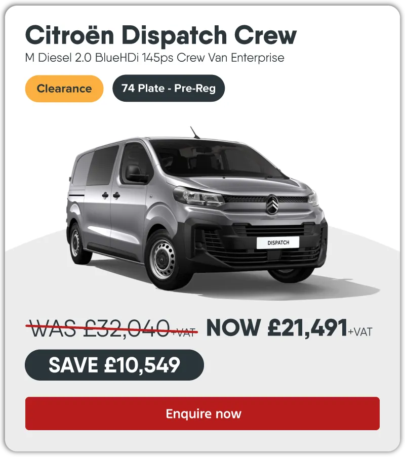 Citroen Dispatch M Diesel 2.0 BlueHDi 145ps Crew Van Enterprise 